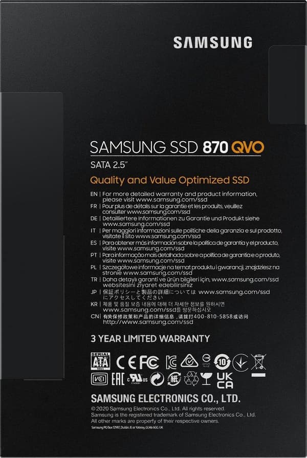 Samsung MZ-77Q4T0 2,5" 4000 GB Serial ATA III V-NAND MLC