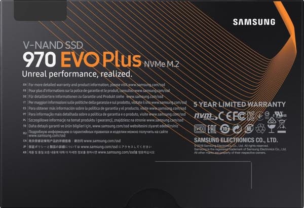 Samsung 970 EVO Plus M.2 1000 GB PCI Express 3.0 V-NAND MLC NVMe
