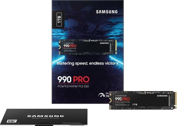 Samsung 990 PRO - Sisäinen SSD - M.2 NVMe - 1 Tt