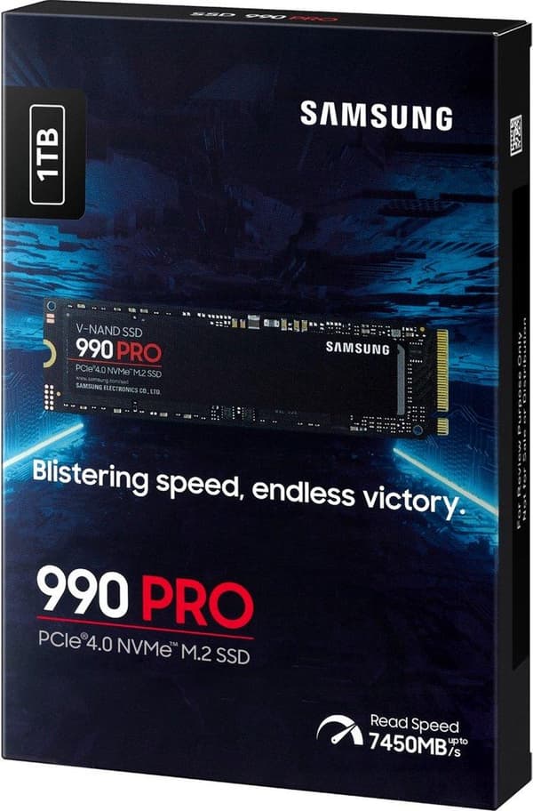 Samsung 990 PRO - Sisäinen SSD - M.2 NVMe - 1 Tt