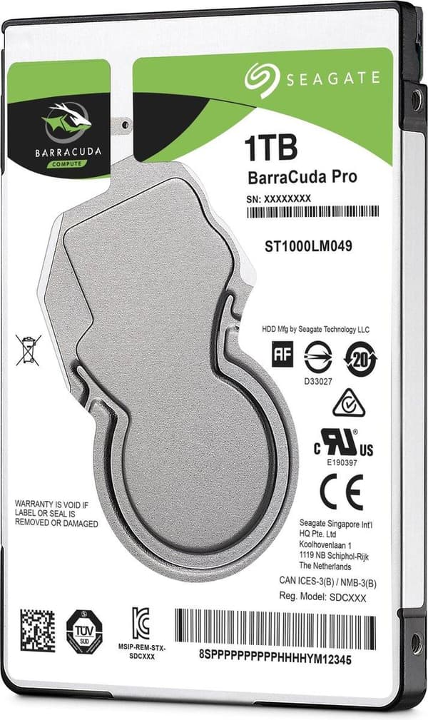 Seagate Barracuda Pro 2,5" 1000 GB Serial ATA III
