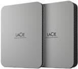 Seagate LaCie Mobile Drive STLP5000400 - Hårddisk - 5 TB - extern (bärbar) - USB 3.2 Gen 1 (USB-C-kontakt) - Moon Silver (STLP5000400)