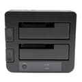 Miniatyrbillede 3 af 6: StarTech.com USB 3.0 / eSATA dobbelt harddisk dockingstation med UASP til 2,5/3,5 tommer SATA SSD / HDD SATA 6 Gbps