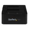 Miniatyrbillede 2 af 6: StarTech.com USB 3.0 / eSATA dobbelt harddisk dockingstation med UASP til 2,5/3,5 tommer SATA SSD / HDD SATA 6 Gbps