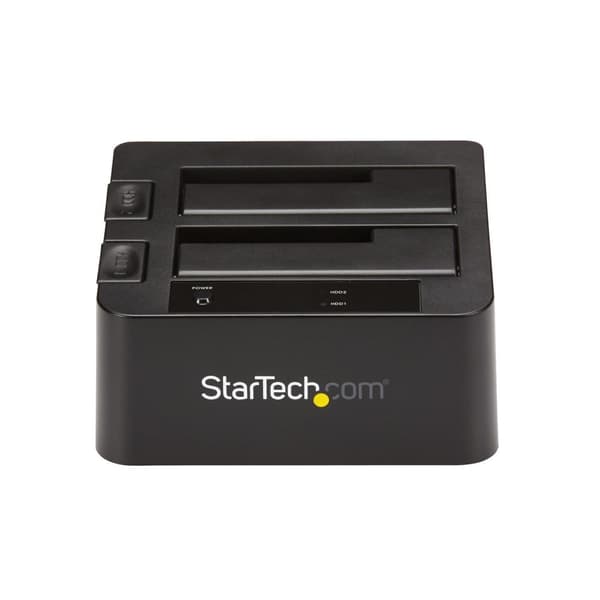 StarTech.com USB 3.1 (10fps) dobbelt harddisk dockingstation til 2,5 og/eller 3,5'' SATA SSD/HDD