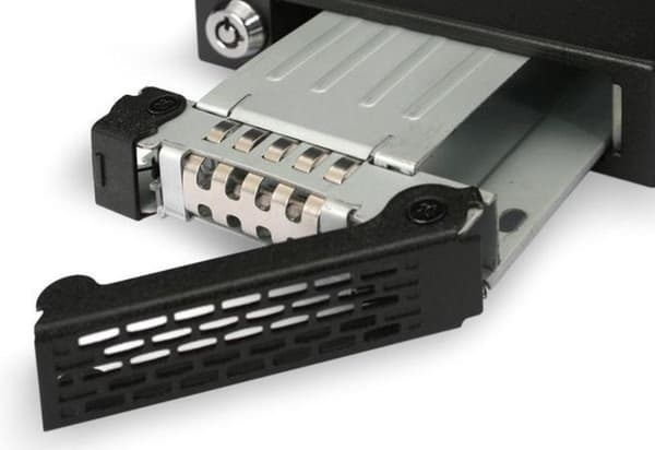 Icy Dock MB991TRAY-B -kotelo tallennusasemille 2,5" musta, hopea