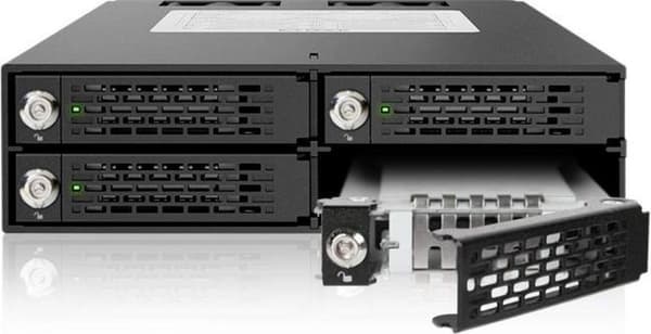 Icy Dock MB994SK-1B tallennusasemakotelo 2,5 tuuman HDD/SSD-kotelo Musta