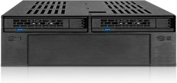 Icy Dock MB322SP-B HDD/SSD-hölje 2,5/3,5'' svart lagringsenhetskåpa