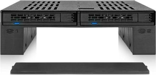 Icy Dock MB322SP-B HDD/SSD-hölje 2,5/3,5'' svart lagringsenhetskåpa