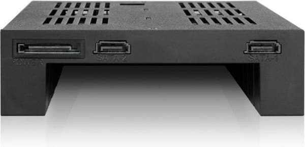 Icy Dock MB322SP-B HDD/SSD-hölje 2,5/3,5'' svart lagringsenhetskåpa