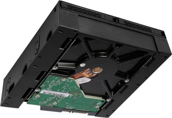 Icy Dock MB322SP-B HDD/SSD-hölje 2,5/3,5'' svart lagringsenhetskåpa