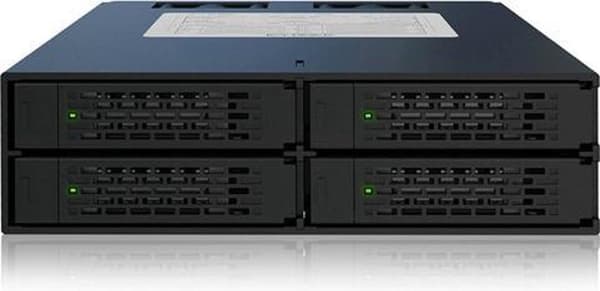 Icy Dock MB994SP-4S enhetsplatspanel Svart