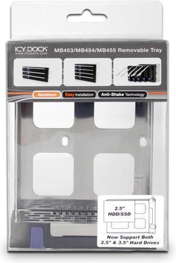 Festplattenträger IcyDock til serie MB15X/MB45X/MB876