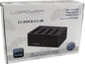 Miniatyrbild 3 av 4: LC-Power LC-DOCK-U3-4B basstation för lagringsenheter USB 3.0 Typ-A Svart