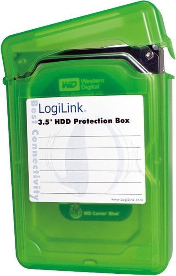 LogiLink UA0133G fodral för lagringsenheter Cover Green