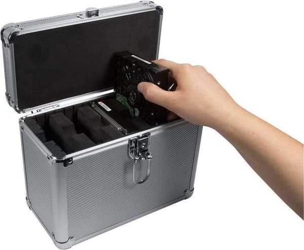 Fodral för 5x 3,5'' HDD / silver