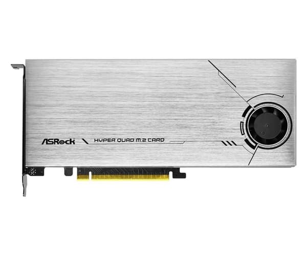Asrock Hyper Quad M.2 interfacekort/adapter Intern
