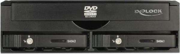 DeLOCK 47230 ODD-hus 13,3 cm (5,25'') SATA III Svart
