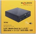 Miniatyrbild 6 av 6: DeLOCK 47230 ODD-hus 13,3 cm (5,25'') SATA III Svart