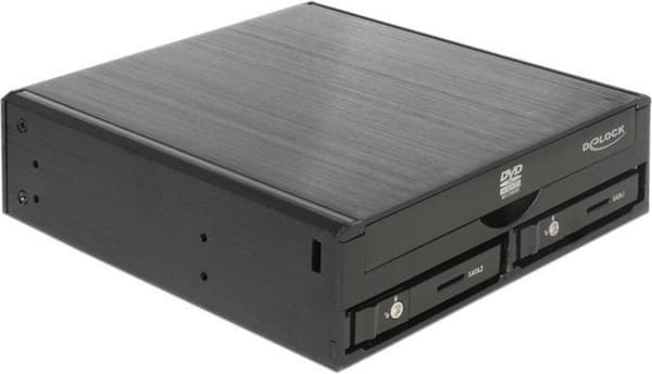 DeLOCK 47230 ODD-hus 13,3 cm (5,25'') SATA III Svart
