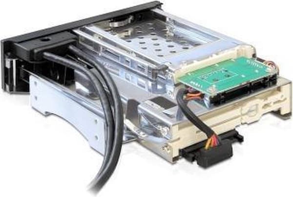 Delock - 5,25 Wechselrahmen für 1 x 2,5 + 1 x 3,5 SATA HDD