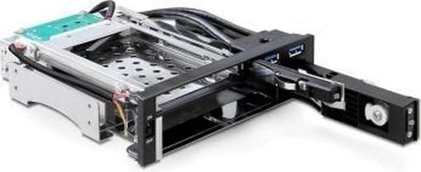 Delock - 5,25 Wechselrahmen für 1 x 2,5 + 1 x 3,5 SATA HDD