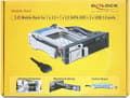 Pikkukuva 2 / 7: Delock - 5,25 Wechselrahmen für 1 x 2,5 + 1 x 3,5 SATA HDD