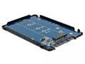 Miniatyrbillede 3 af 8: Delock 2,5'' hus til M.2 SSD (maks. 80 mm) - SATA600 / sort