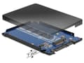 Miniatyrbillede 2 af 8: Delock 2,5'' hus til M.2 SSD (maks. 80 mm) - SATA600 / sort