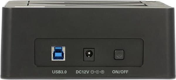 Dockningsstation Delock 2x SATA III HDD -> USB3.0 Clone Funkti