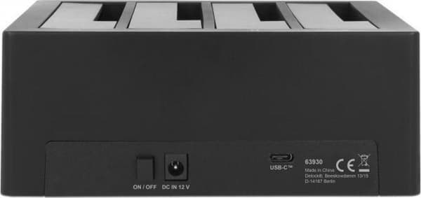 DeLOCK 63930 dockningsstation för lagringsenheter USB 3.0 (3.1 Gen 1) Typ-B Svart