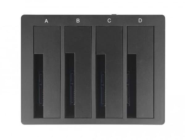 DeLOCK 63930 dockningsstation för lagringsenheter USB 3.0 (3.1 Gen 1) Typ-B Svart