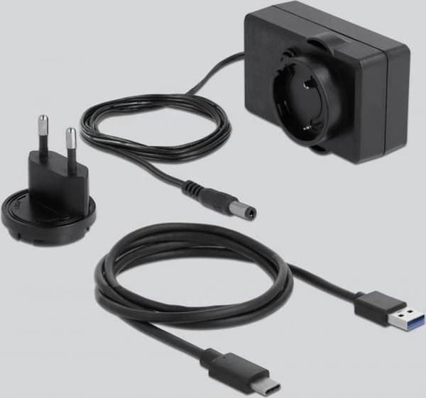 DeLOCK 64090 -tallennusasematelakka USB 3.2 Gen 1 (3.1 Gen 1) Type-C Transparent
