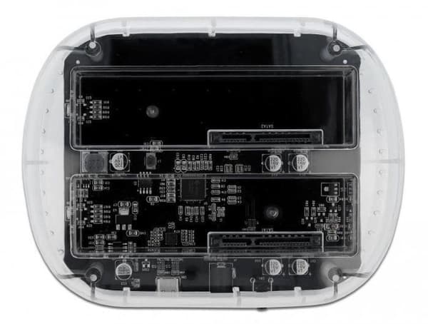 DeLOCK 64090 -tallennusasematelakka USB 3.2 Gen 1 (3.1 Gen 1) Type-C Transparent