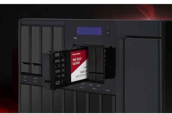 WD Red SA500 NAS SATA SSD WDS500G1R0A - Solid State-enhet - 500 GB - intern - 2,5 - SATA 6Gb/s