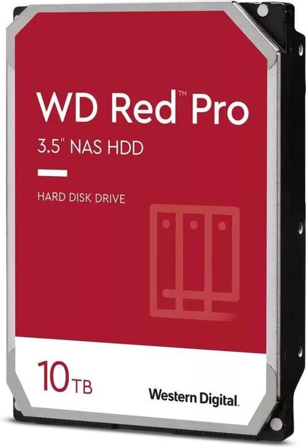 Western Digital WD Red Pro - Intern harddisk 3,5" - NAS - 10 TB