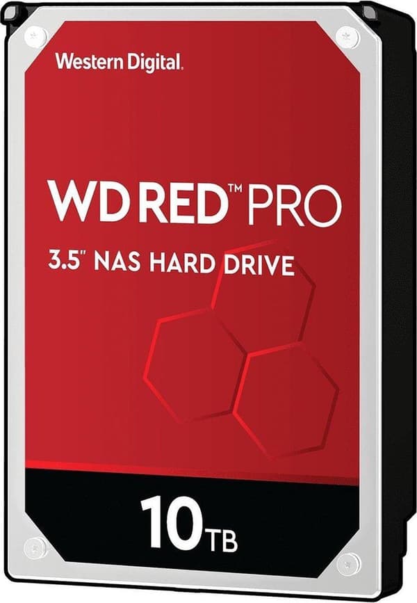 Western Digital WD Red Pro - Intern harddisk 3,5" - NAS - 10 TB