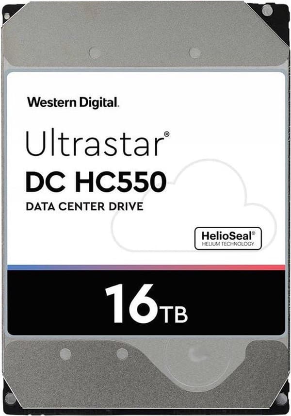 Western Digital Ultrastar DC HC550 3,5 16000GB SAS