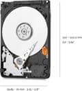 Miniatyrbild 2 av 6: WD Blue WD20SPZX - Hårddisk - 2 TB - intern - 2,5 - SATA 6Gb/s - 5400 rpm -buffert: 128 MB