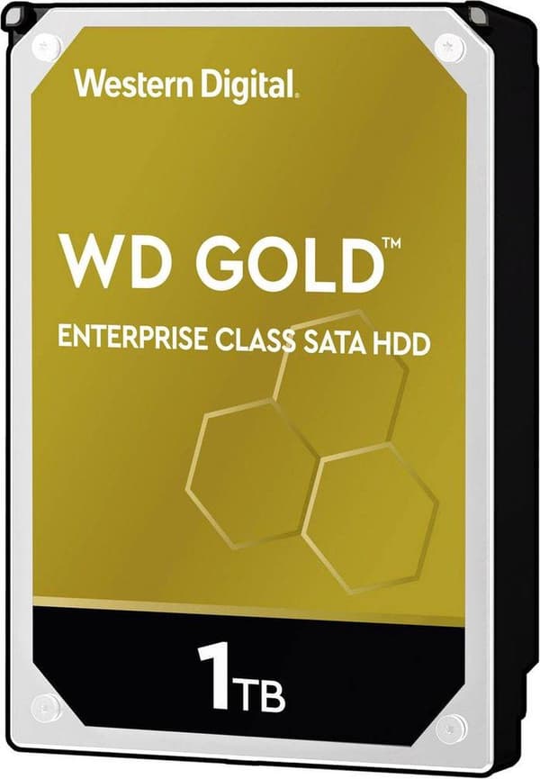 WD Gold Datacenter Harddisk WD1005FBYZ - Harddisk - 1 TB - intern - 3,5 - SATA 6Gb/s - 7200 rpm -buffer: 128 MB