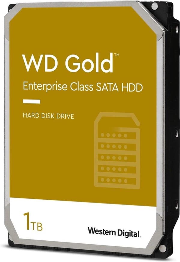WD Gold Datacenter Harddisk WD1005FBYZ - Harddisk - 1 TB - intern - 3,5 - SATA 6Gb/s - 7200 rpm -buffer: 128 MB