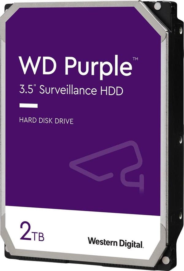 WD Purple - Sisäinen kiintolevy - 2 TB