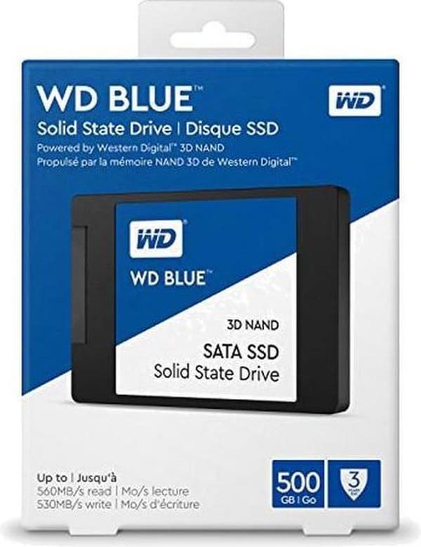 Western Digital Blue - Intern SSD 2,5" - 500 GB
