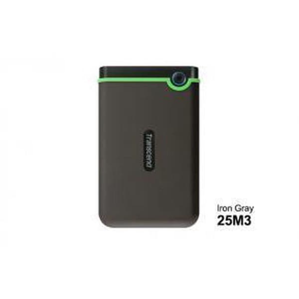 Transcend StoreJet® 25M3G 1 TB 2,5" ekstern harddisk USB 3.2 Gen 2 (USB 3.1) Army Green TS1TSJ25M3G