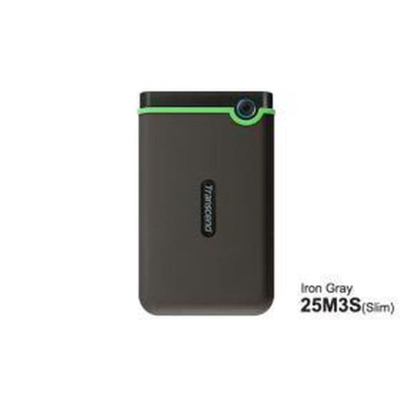 Transcend StoreJet® 25M3G 1 TB 2,5" ekstern harddisk USB 3.2 Gen 2 (USB 3.1) Army Green TS1TSJ25M3G