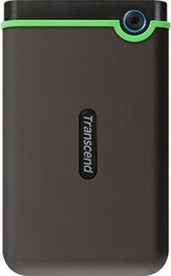 Transcend StoreJet® 25M3S Slim 1 TB 2,5" ekstern harddisk USB 3.2 Gen 2 (USB 3.1) Stålgrå TS1TSJ25M3S
