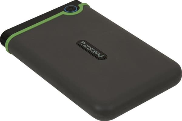 Transcend StoreJet® 25M3S Slim 1 TB 2,5" ekstern harddisk USB 3.2 Gen 2 (USB 3.1) Stålgrå TS1TSJ25M3S