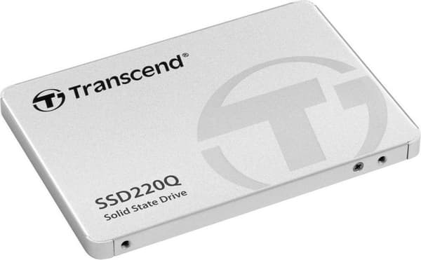 Transcend SSD220Q 500 GB SSD-hårddisk (2,5 tum) SATA 6 Gb/s Retail TS500GSSD220Q