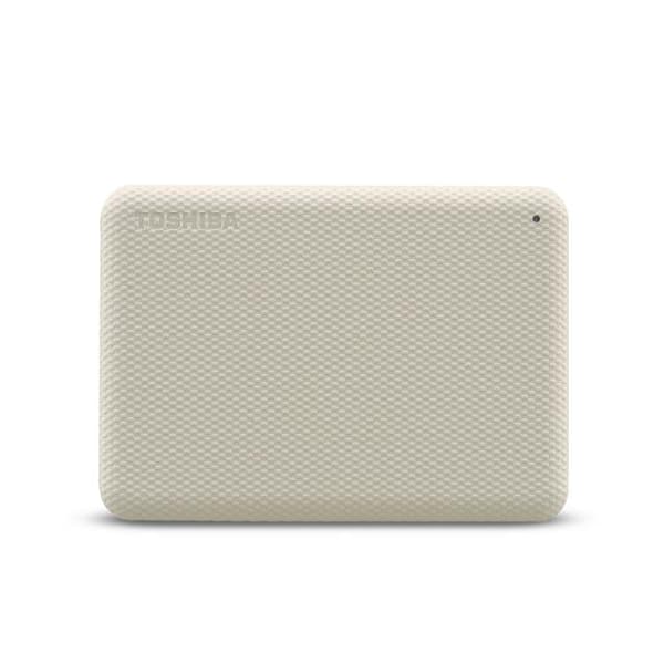 Toshiba Canvio Advance 4 TB Ekstern harddisk (2,5 tommer) USB 3.2 Gen 1 Hvid HDTCA40EW3CA