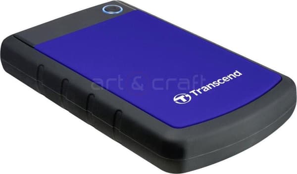 Transcend StoreJet 25H3 Rugged - Ekstern harddisk - 1TB